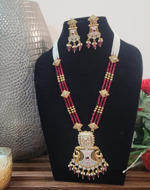 Designer Long traditional Necklace set