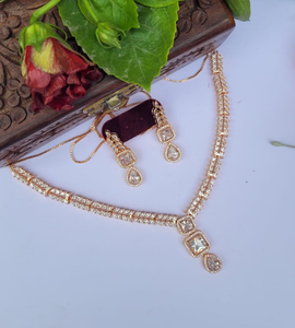 Sona Diamond Necklace Set