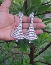 Load image into Gallery viewer, Shilpa Cubic Dangler Earrings