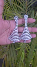 Load image into Gallery viewer, Shilpa Cubic Dangler Earrings