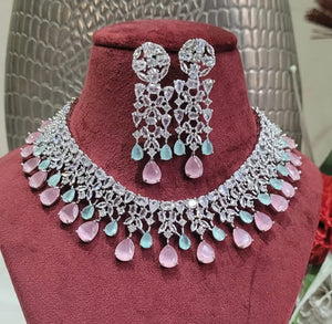 Priyanka diamond Necklace set