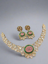 Load image into Gallery viewer, Malaika Kundan Polki Diamond Necklace set