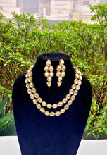 Load image into Gallery viewer, Priya kundan layered necklace set