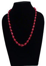 Load image into Gallery viewer, Precious Ruby drops single line Necklace - Gemzlane