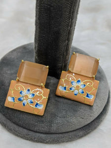 Classy Stone Studs Earrings