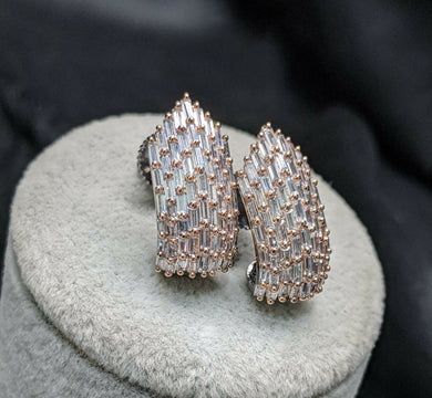 Galaxy diamond  cz Studs Earrings