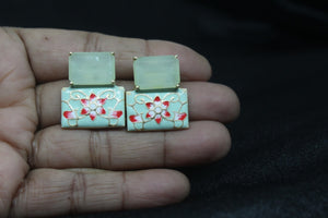 Classy Stone Studs Earrings