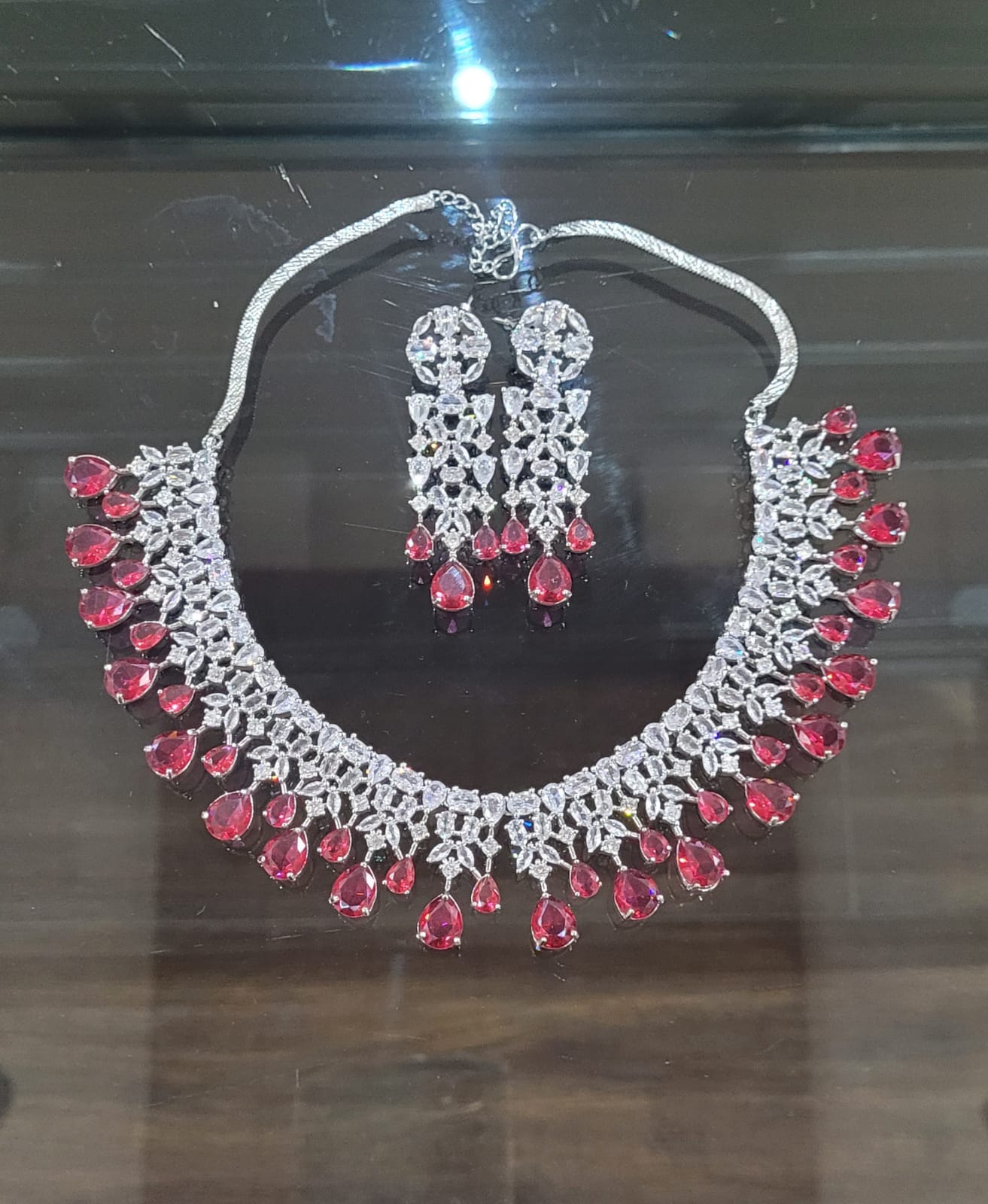 Red Diamond Necklace for Women