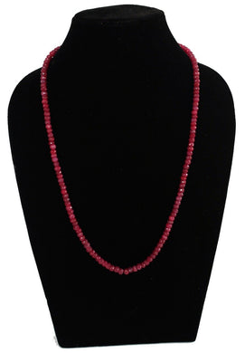 Precious Ruby single line Necklace - Gemzlane