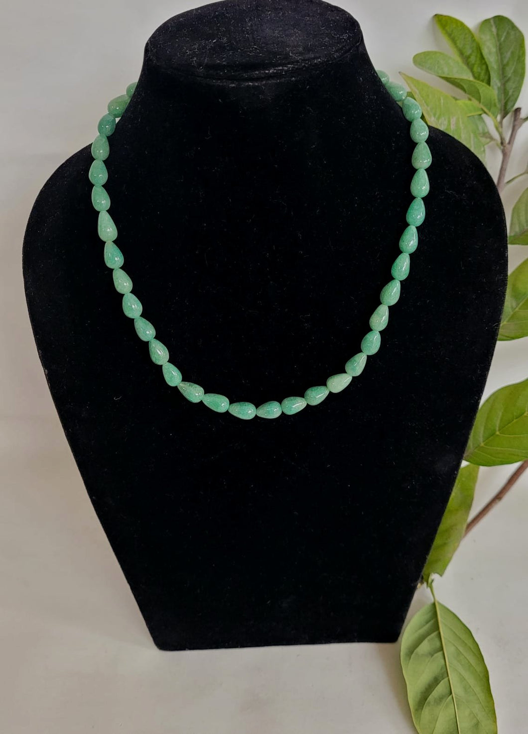 Green Quartz Gemstone Necklace