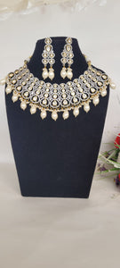 Ananya Fusion Kundan Diamond Necklace set