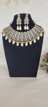 Load image into Gallery viewer, Ananya Fusion Kundan Diamond Necklace set