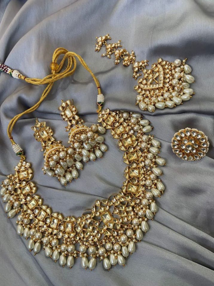 Princess Jadau Kundan Preorder Necklace Set